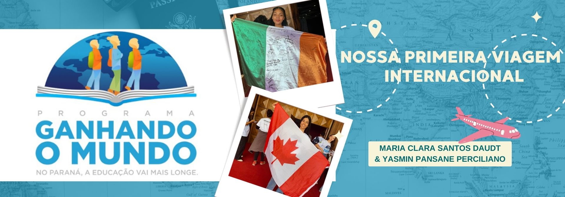 Banner Ganhando o Mundo