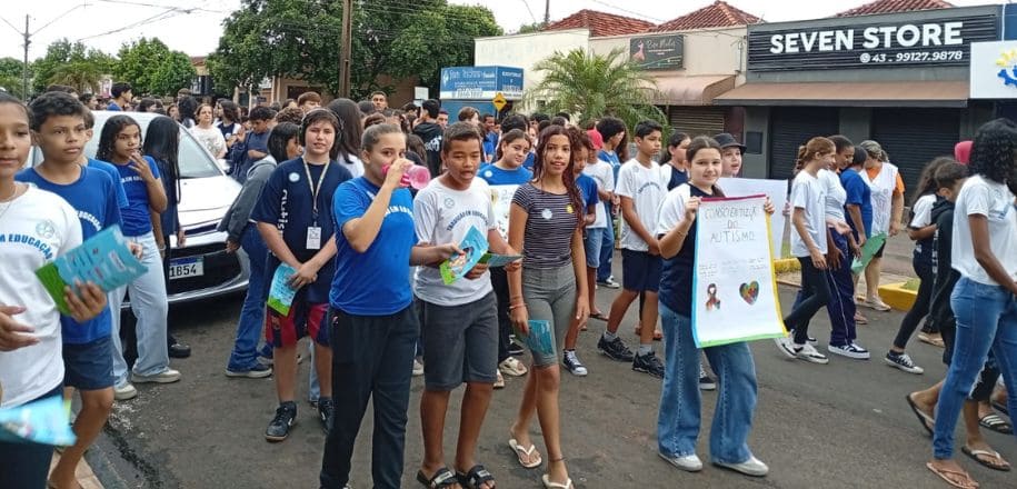 Caminhada de Conscientização sobre o Autismo em Lupionópolis 01